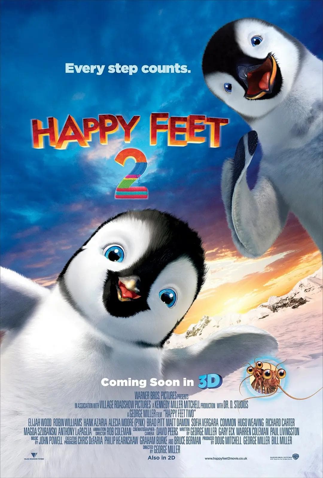 快乐的大脚2海报